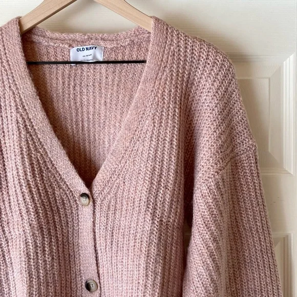 Old Navy Cozy Cardigan Sweater cropped button KIDS size GIRLS 2X (18) plus NWT - Picture 3 of 7